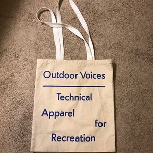 Outdoor voices tote